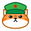 cute, cat, orange, emoticon, communist 