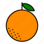 orange, food, fruit, healthy 