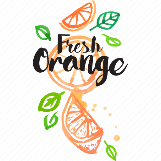 Watercolor, orange, fruit, juice, drink, food, illustration icon - Download on Iconfinder