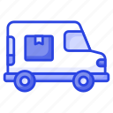 delivery, van, transport, truck, cargo, vehicle, automobile