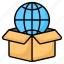 global, delivery, worldwide, parcel, package, shipping, world 