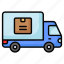 cargo, truck, delivery, van, transport, vehicle, automobile 