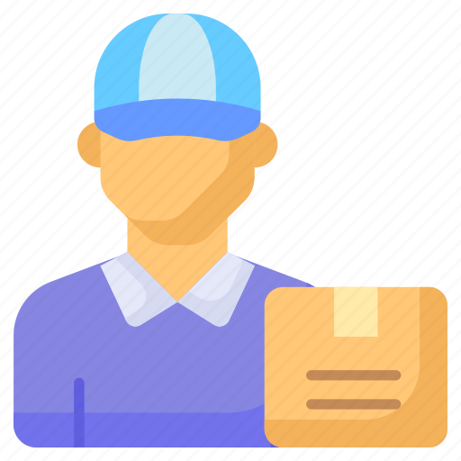 Delivery, courier, boy, man, services, package, professional icon - Download on Iconfinder