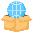 global, delivery, worldwide, parcel, package, shipping, world