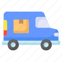 delivery, van, transport, truck, cargo, vehicle, automobile