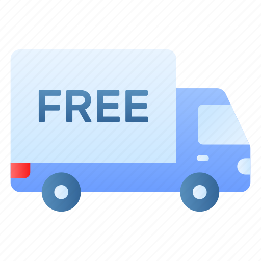 Free, delivery, shipping, transport, shipment, van, lorry icon - Download on Iconfinder