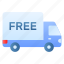 free, delivery, shipping, transport, shipment, van, lorry 
