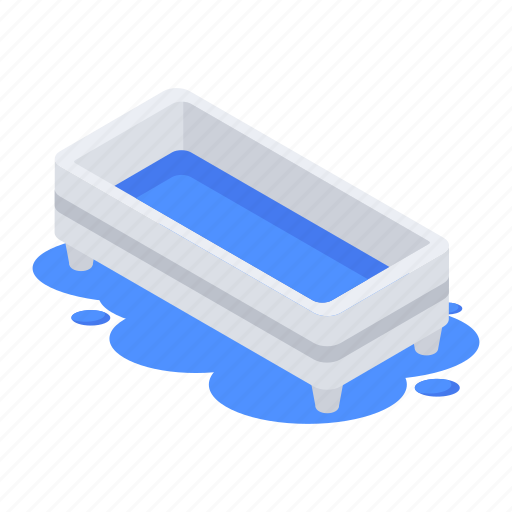 Water trough, animal trough, farm trough, trough reservoir, water tub icon - Download on Iconfinder