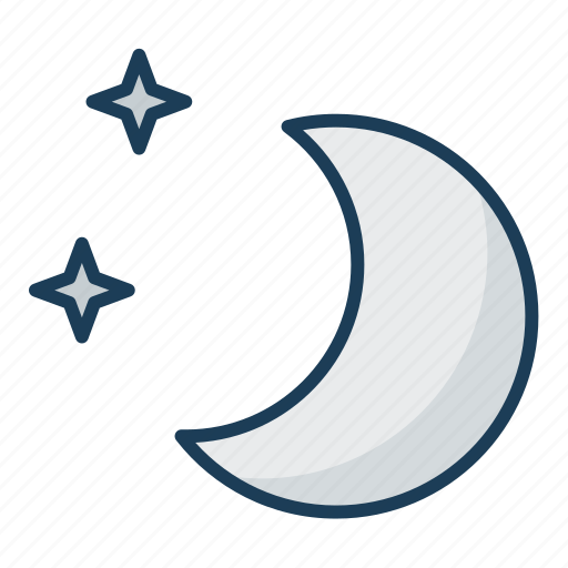Night, moon, stars, night cream icon - Download on Iconfinder