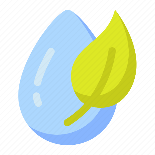 Water, drop, organic, herbal, nature icon - Download on Iconfinder