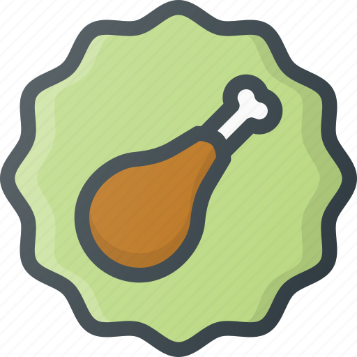 Food, meat, paleo, sticker icon - Download on Iconfinder