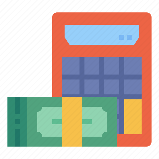 Budget, calculator, banknote, balance, sheet icon - Download on Iconfinder