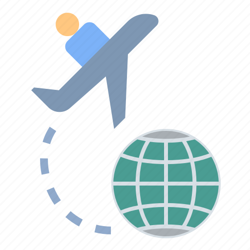 Abroad, airplane, cooperative, flight, pilot, traveling icon - Download on Iconfinder
