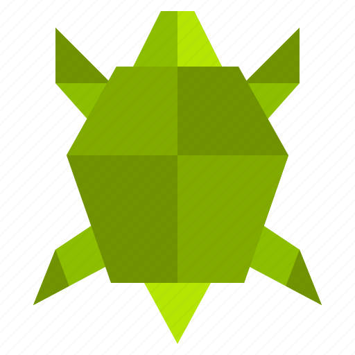 Turtle, origami, art, animals icon - Download on Iconfinder