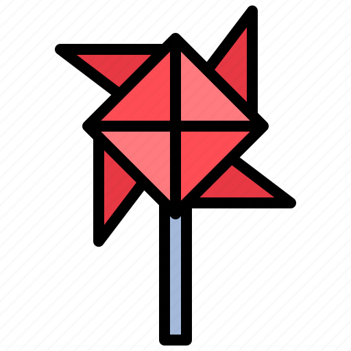 Pinwheel, paper, origami, art icon - Download on Iconfinder