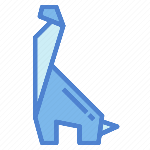 Giraffe, origami, handcraft, paper, animal icon - Download on Iconfinder