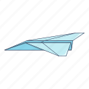 air, aircraft, airplane, cartoon, fly, object, origami