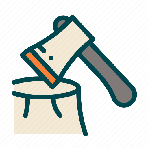 Outdoor, axe, camping, camp, ax, lumberjack, adventure icon - Download on Iconfinder
