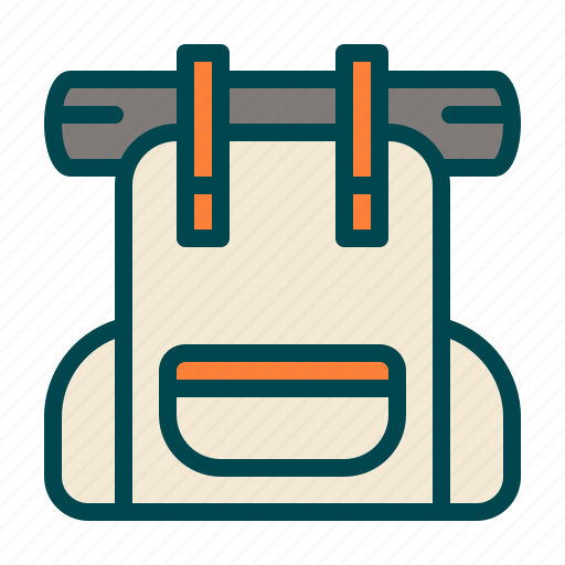 Travel, outdoor, rucksack, camping, backpack, adventure, hiking icon - Download on Iconfinder