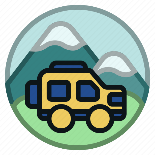 Adventure, car, offroad, suv, transportation, travel icon - Download on Iconfinder