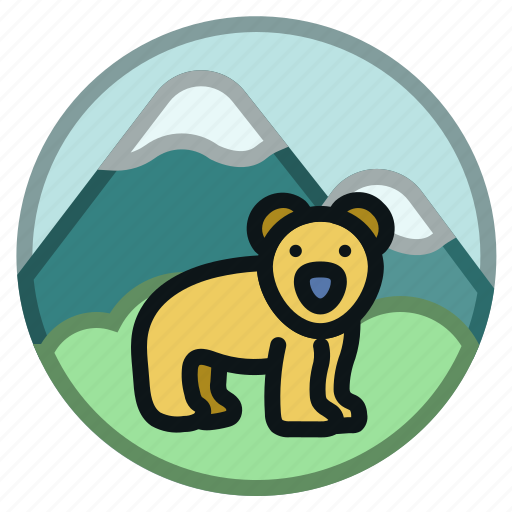 Animal, bear, nature, wild animal, wildlife icon - Download on Iconfinder