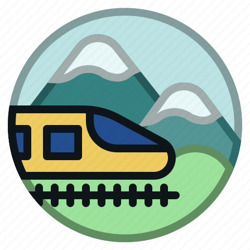 Express, railroad, railway, train, transportation, travel icon - Download on Iconfinder