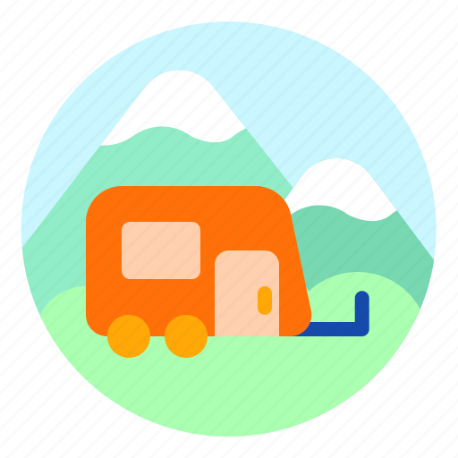 Campervan, camping, caravan, rv, travel icon - Download on Iconfinder