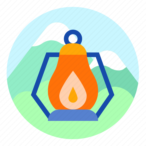 Adventure, camping, lamp, lentern, light icon - Download on Iconfinder