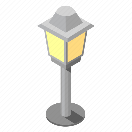 Boulevard, garden, head, lamp, post, single icon - Download on Iconfinder