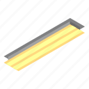 fluorescent, indoor, kitchen, lamp, lights, rectangular