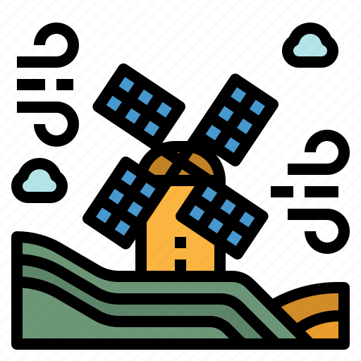 Ecological, ecology, mill, nature, windmill icon - Download on Iconfinder
