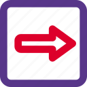 arrow, right, pictogram, direction