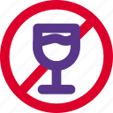 pictogram, banned, glass, no alcohol