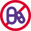 pictogram, no drugs, forbidden, banned 