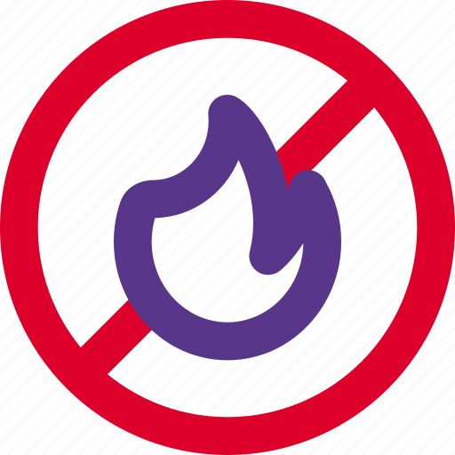No fire, banned, prohibited, restricted icon - Download on Iconfinder