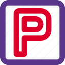 parking, sign, pictogram, outdoor place