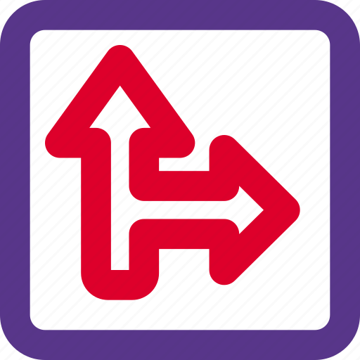 Road ways, direction, arrows icon - Download on Iconfinder