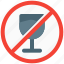 no alcohol, forbidden, outdoor, restriction 