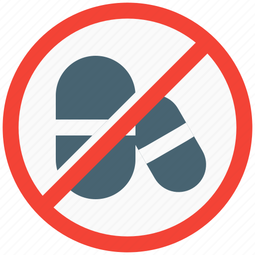 No pills, outdoor, restricted, prohibited icon - Download on Iconfinder