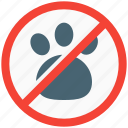no pets, forbidden, animals, restricted, outdoor