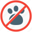no pets, forbidden, animals, restricted, outdoor 