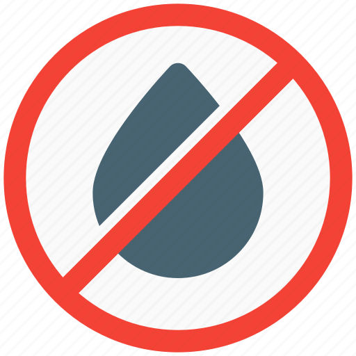 No water, forbidden, outdoore, sign board icon - Download on Iconfinder
