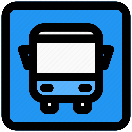 Bus stop, transportation, vehicle, outdoor icon - Download on Iconfinder