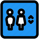 elevator, outdoor, arrows, avatar