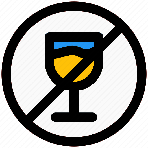 No alcohol, drinking, prohibited, outdoor, banned icon - Download on Iconfinder