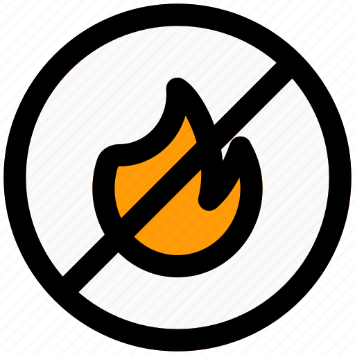 No fire, flame, restricted, outdoor icon - Download on Iconfinder