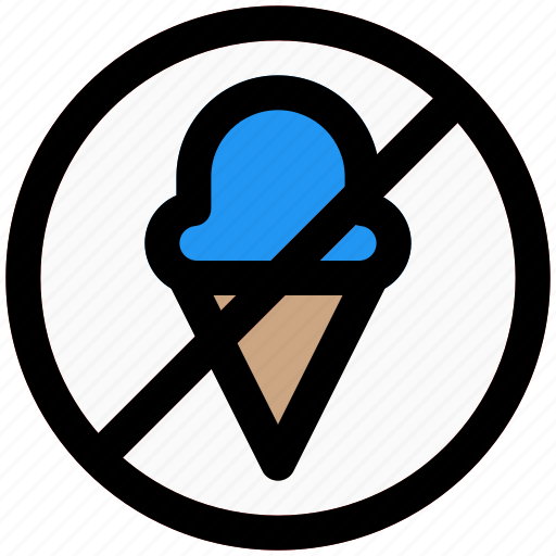 No ice cream, restricted, outdoor, banned icon - Download on Iconfinder