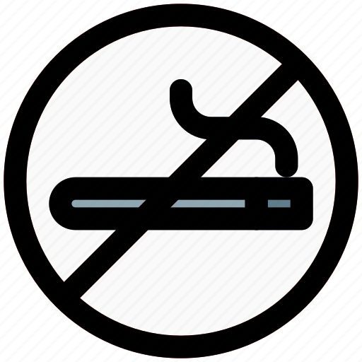 No smoking, zone, outdoor, prohibited icon - Download on Iconfinder