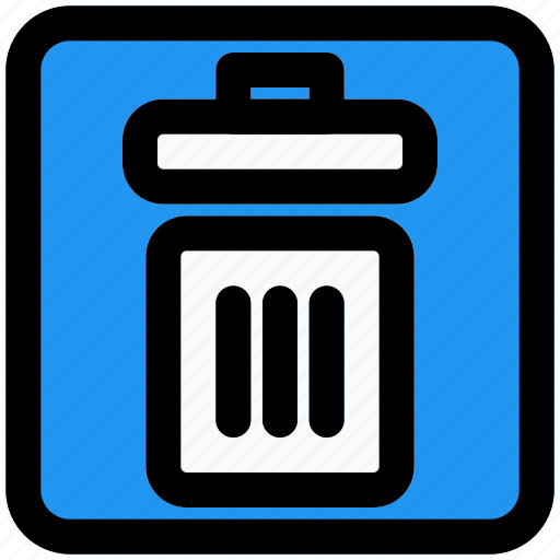 Trash can, garbage bin, outdoor, recycle bin icon - Download on Iconfinder