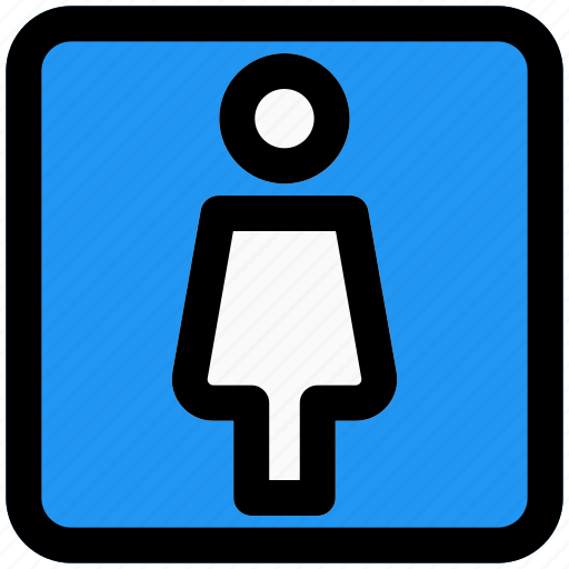 Female, restroom, avatar, outdoor, washroom icon - Download on Iconfinder
